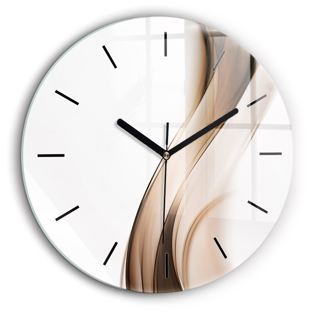 Pendule murale ronde 60 cm Ligne abstraite