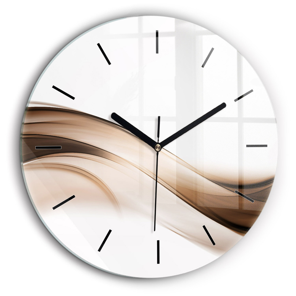 Horloge ronde 60 cm Ligne abstraite