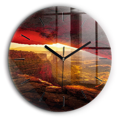 Horloge ronde 60 cm Grand Canyon en Arizona