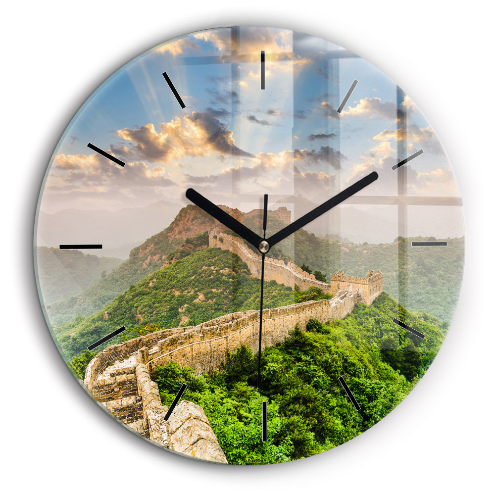 Horloge ronde 60 cm Grande Muraille de Chine