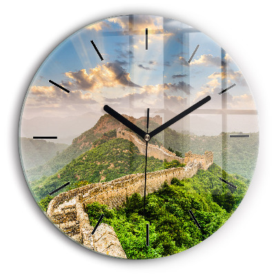Horloge ronde 60 cm Grande Muraille de Chine