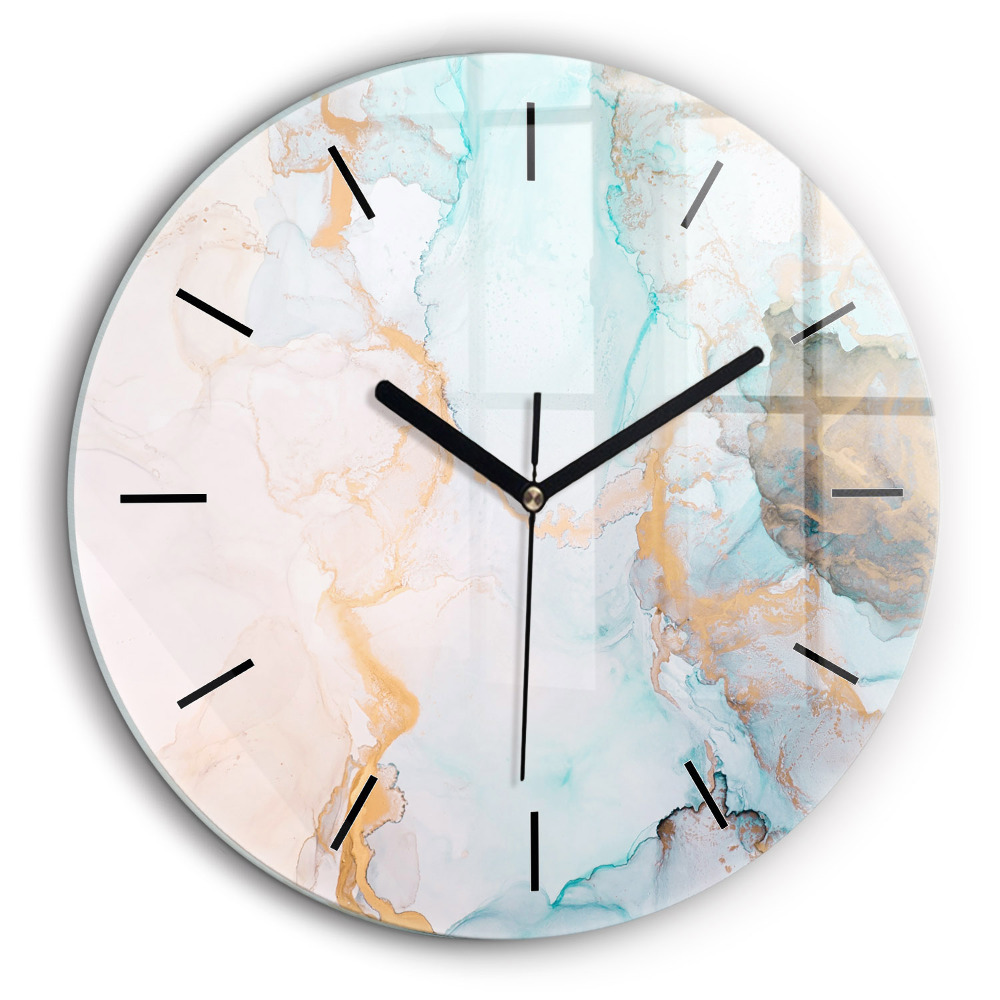 Horloge ronde murale 60 cm Image abstraite