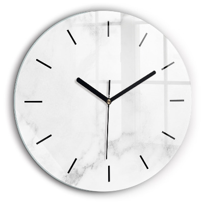 Horloge ronde 60 cm Marbre élégant
