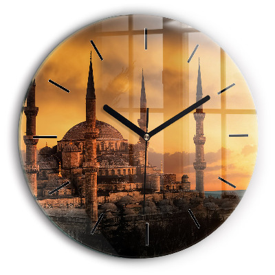 Horloge ronde murale 60 cm Mosquée d'Istanbul