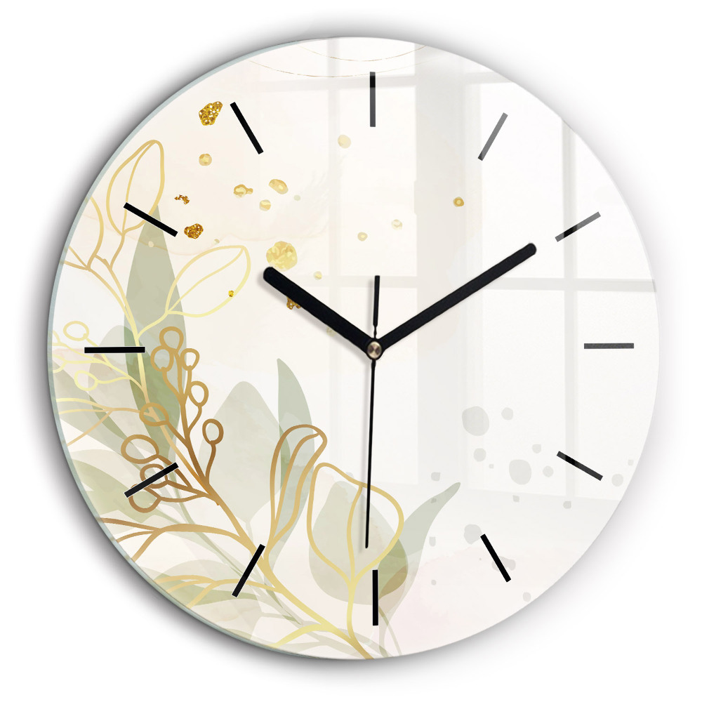 Horloge ronde murale 60 cm Abstrait pastel