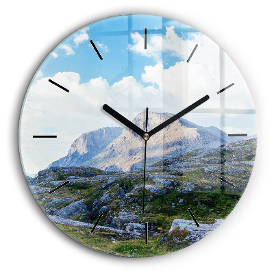 Horloge ronde 60 cm Paysage rocheux