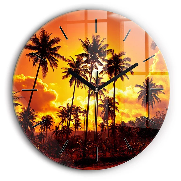 Horloge ronde 60 cm Thaïlande Plage de Klong Prao