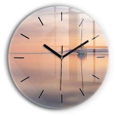 Horloge ronde murale 60 cm Lac Balaton USA