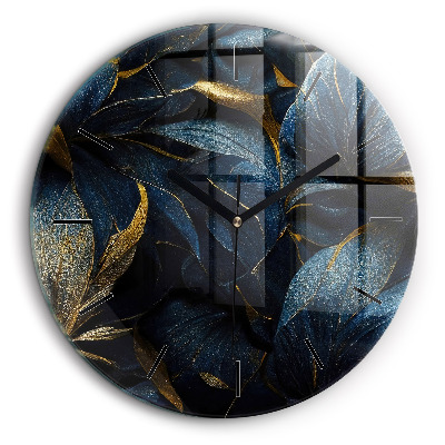 Horloge ronde 60 cm Fleurs décoratives