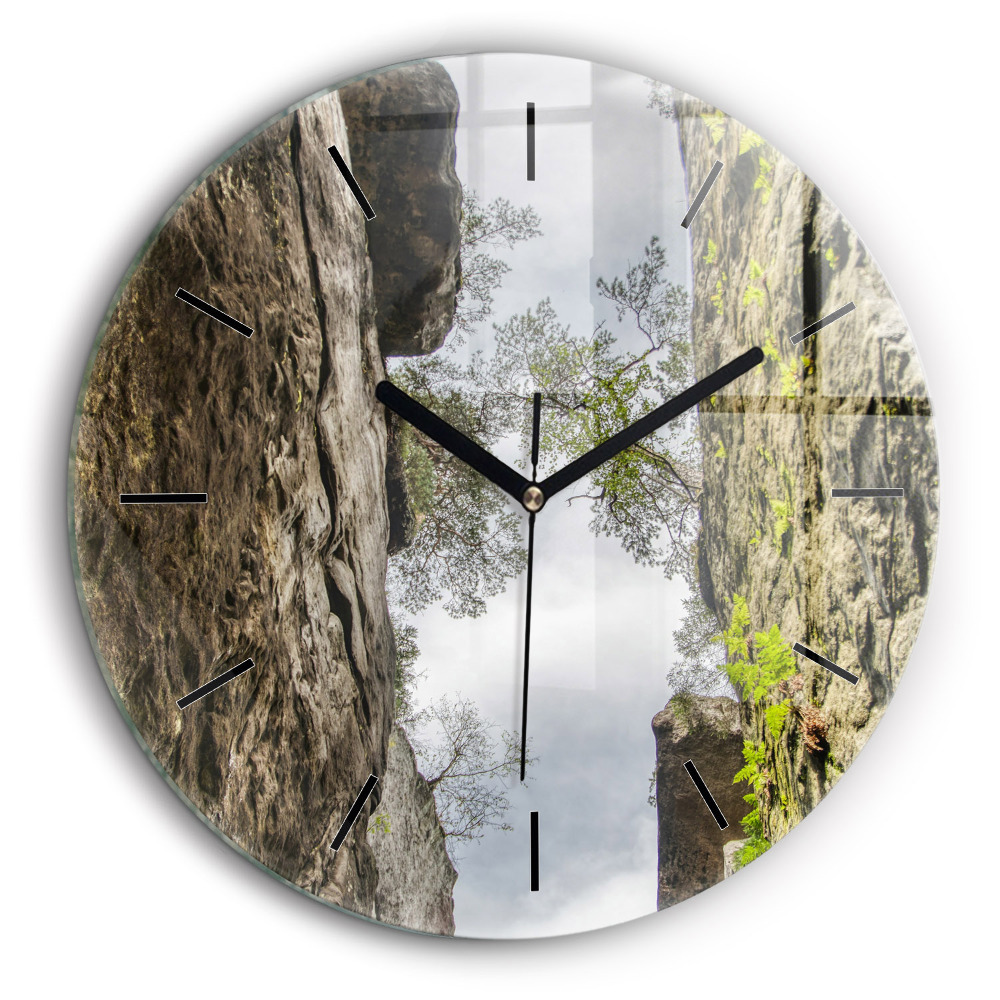 Horloge ronde murale 60 cm Cité du rock en République tchèque