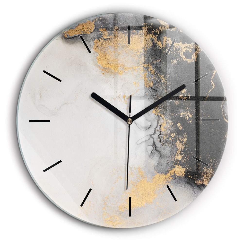 Horloge ronde murale 60 cm Marbre artistique