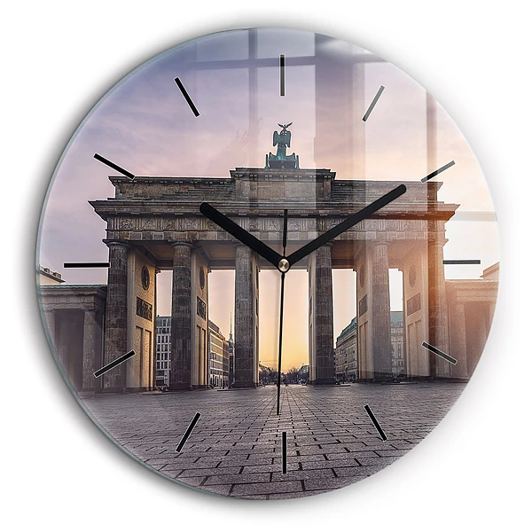 Horloge ronde murale 60 cm Porte de Brandebourg