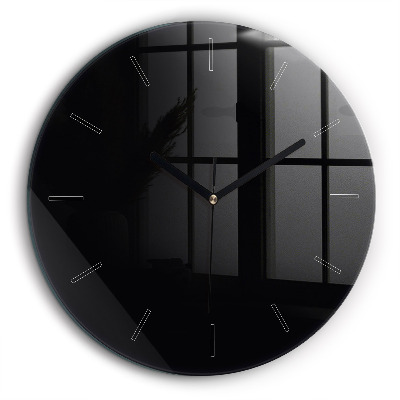 Horloge ronde murale 60 cm Noir