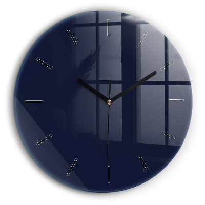 Horloge ronde murale 60 cm Bleu foncé