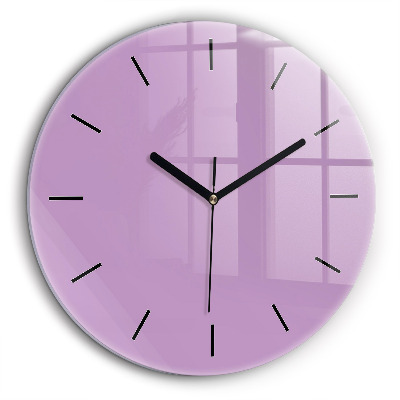Horloge ronde murale 60 cm Lilas