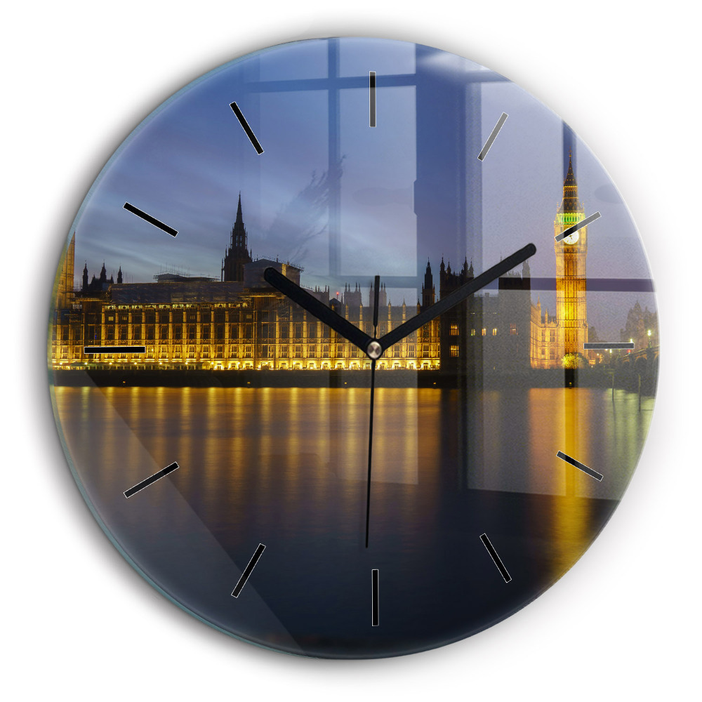 Horloge ronde en verre 60 cm Palais Winchester à Londres