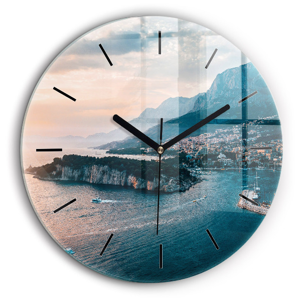 Pendule murale ronde 60 cm Île en Croatie