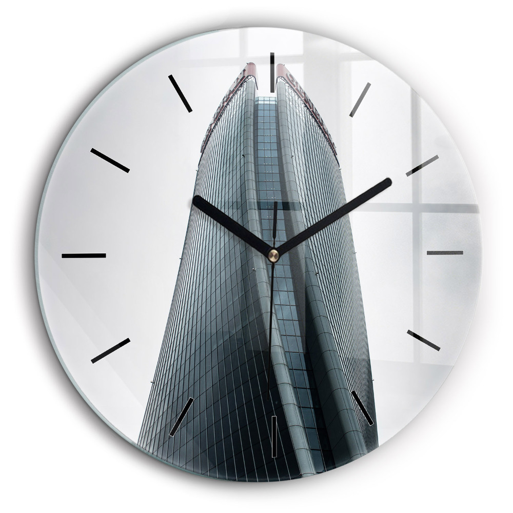 Horloge ronde murale 60 cm Gratte-ciel de Milan