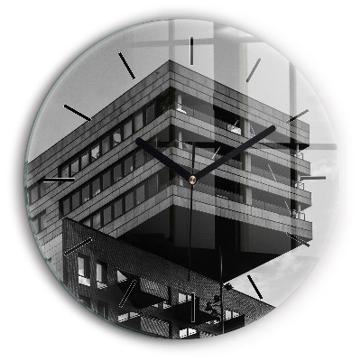 Pendule murale ronde 60 cm Architecture à Amsterdam