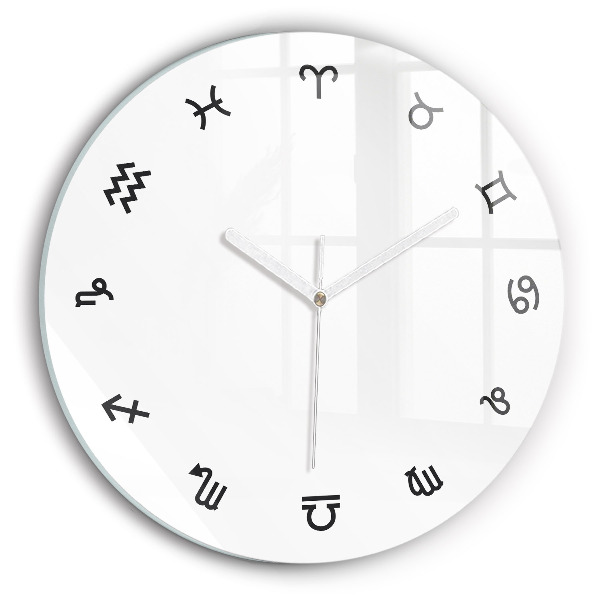 Zodiaques minimalistes Horloge ronde murale