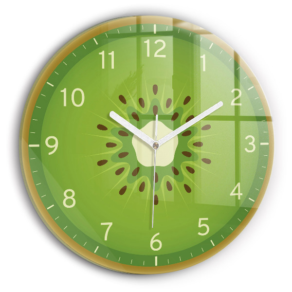 Kiwi Horloge ronde murale