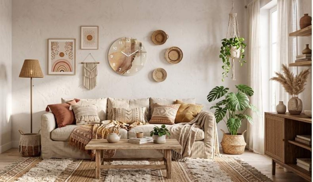 horloge dans le salon