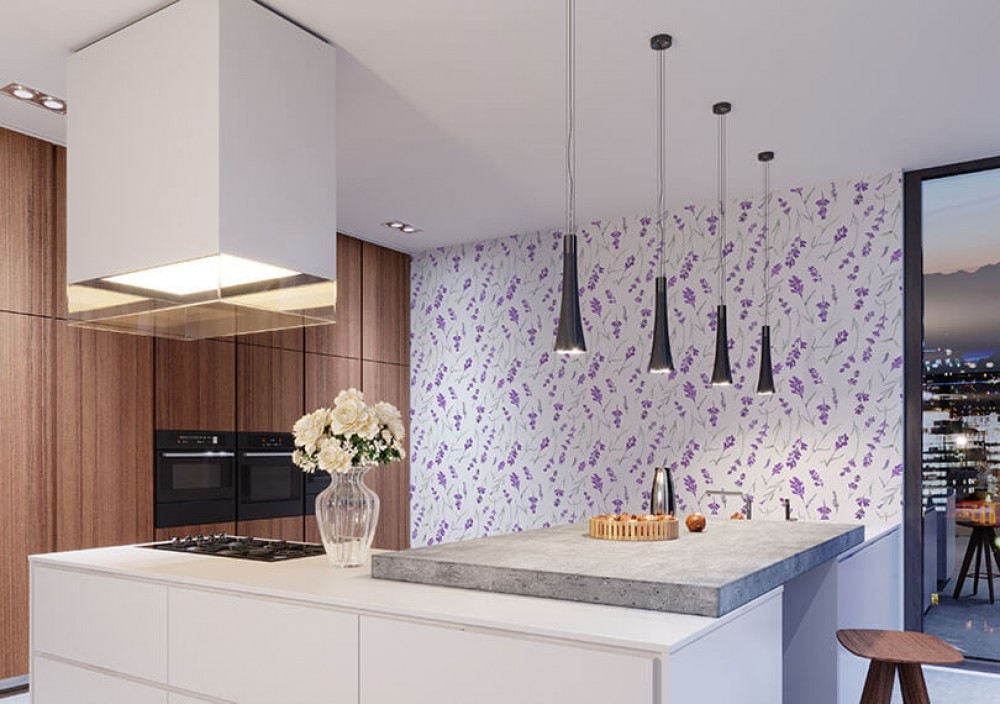 papier peint photo pour la cuisine - inspirations