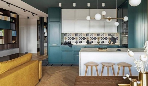 Quels carreaux choisir pour la cuisine entre les armoires - conseils pratiques